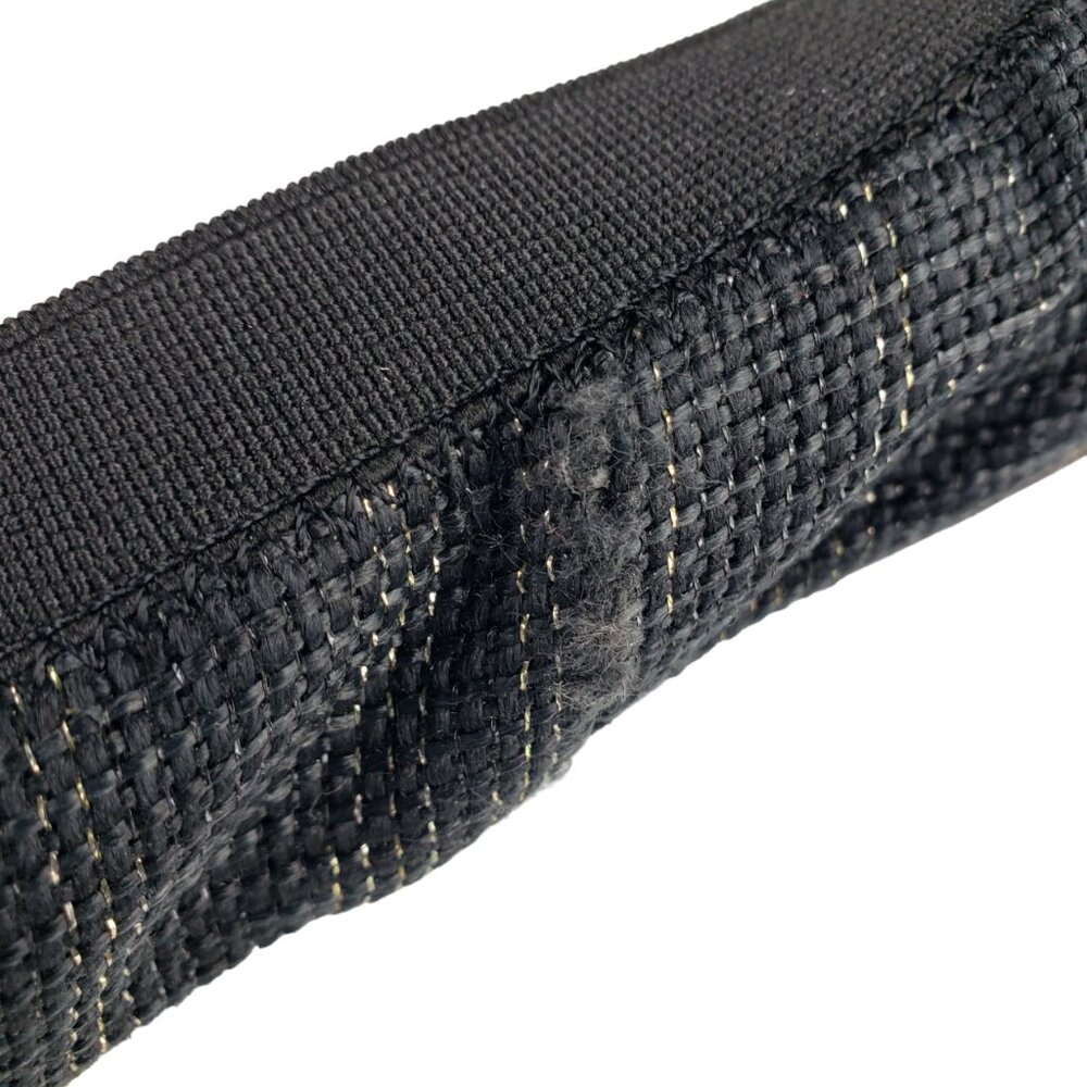 Tory Burch Caroline Arabia Black Elastic Flats 10M, Flaws - Picture 8 of 13